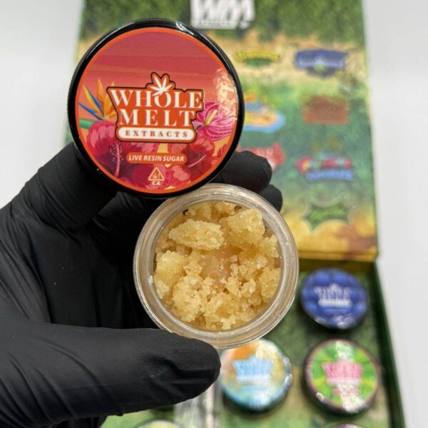 whole melts extracts live resin sugar